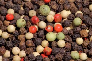 colorful peppercorns