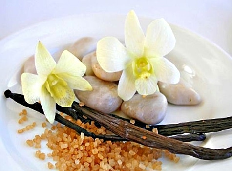 Vanilla Orchid and bean