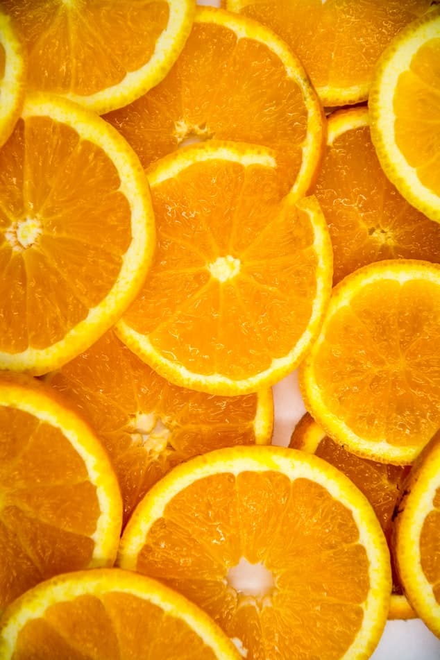 Sliced oranges