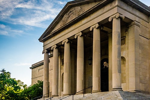 Baltimore Museum of Art near a retirement community in Baltimore.