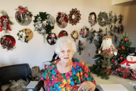 Eileen Gist, a floral design maestro, lives at Carroll Lutheran Village.