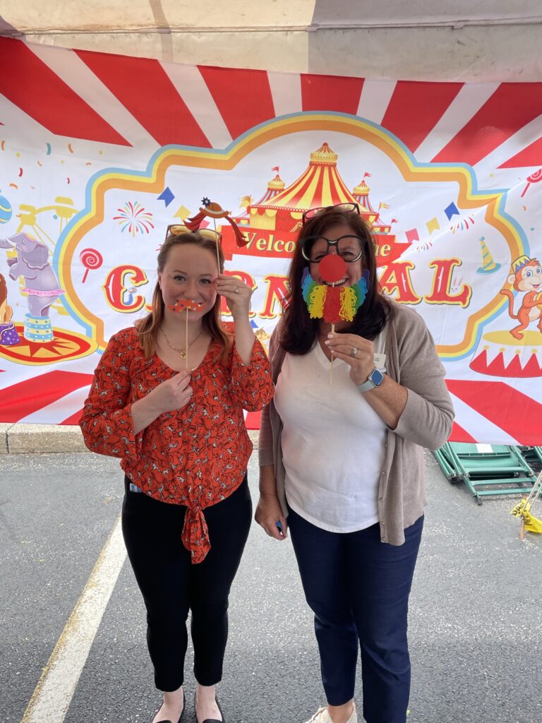 two ladies at the core values carnival