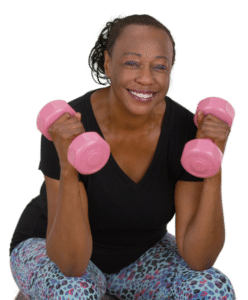 Senior Resident Over 55 Doing Fitness Activity