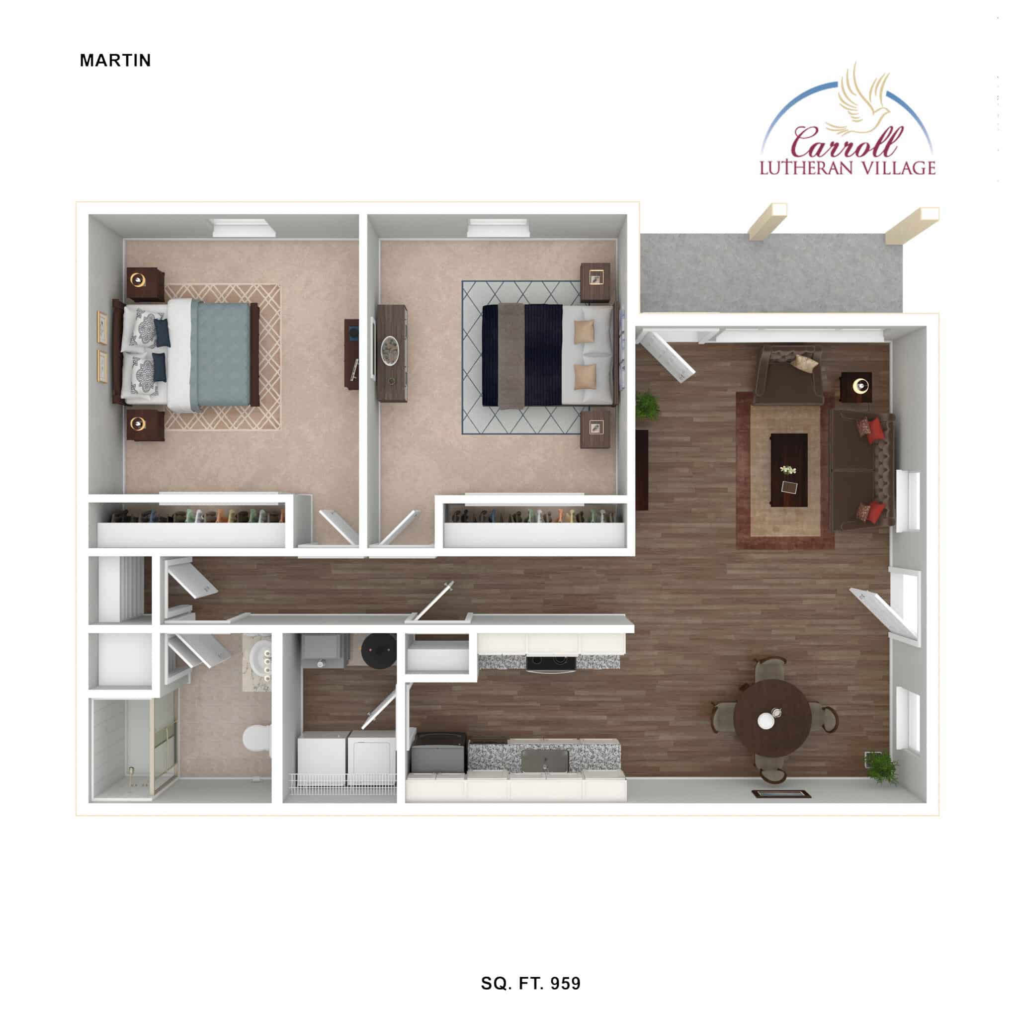 Caroll Lutheran Village Furnished Martin Plan