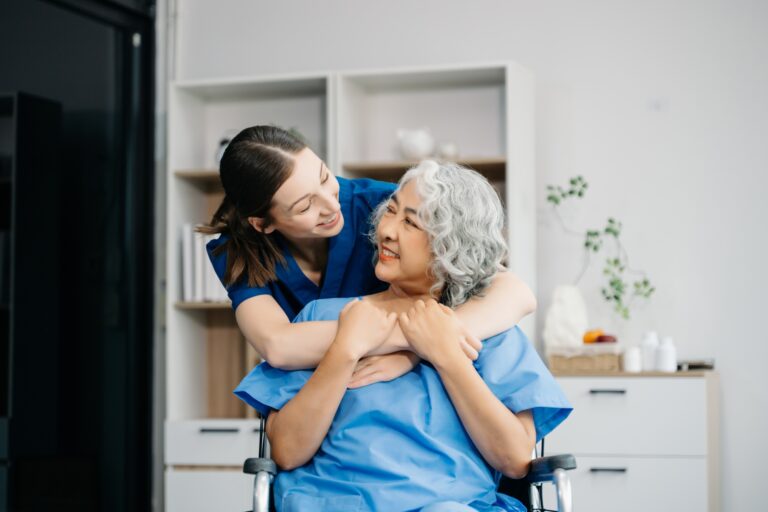Treatment and rehabilitation after injury in assisted living facility, senior care
