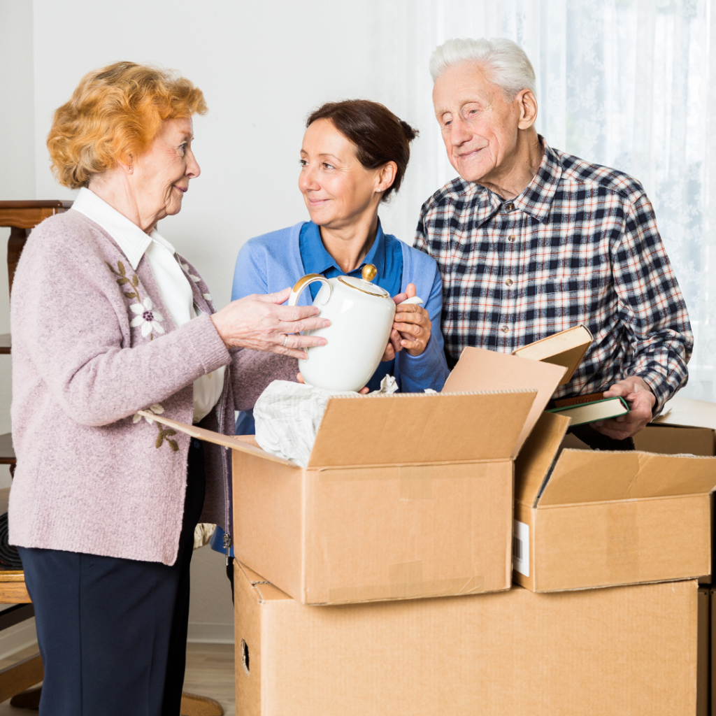 Older adults getting help to downsize before moving to a Life Plan Community